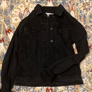Black jean jacket